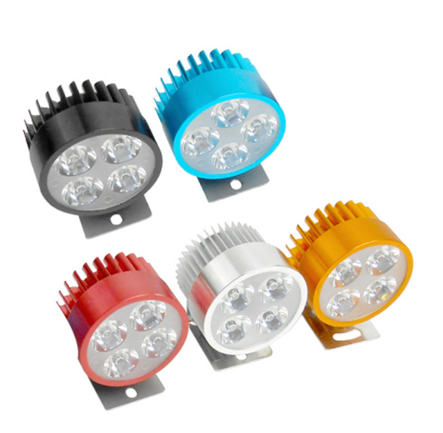 Мощная LED-Фара / Дополнительный Свет 12 Вт (4 Светодиода, IP68) - Надежность и Яркость (серый корпус) - изображение 6