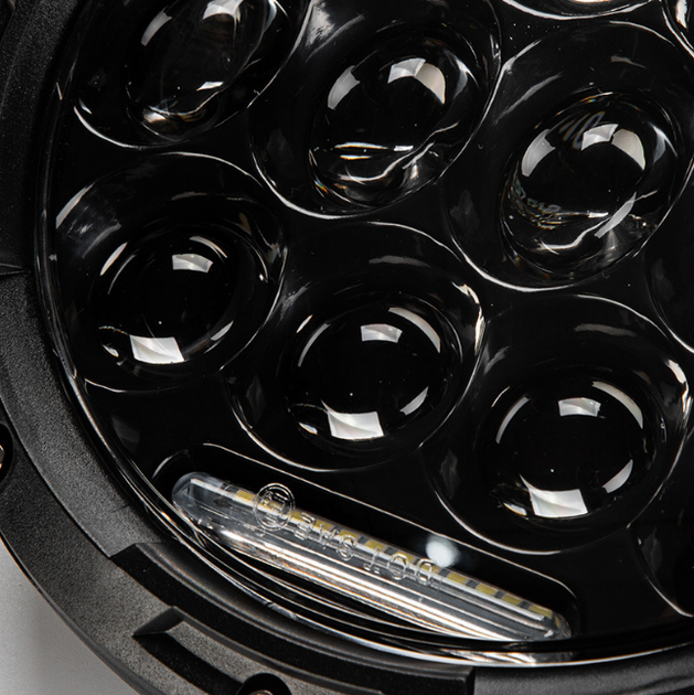Скрамблер "Scrambler" светодиодная фара LED 7" (17.8 см) 75Вт - изображение 5