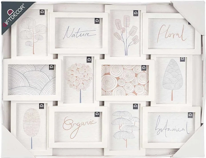 Мультирама Giftdecor на 12 фотографій 10 × 15 см Біла (8430852115683) - зображення 3