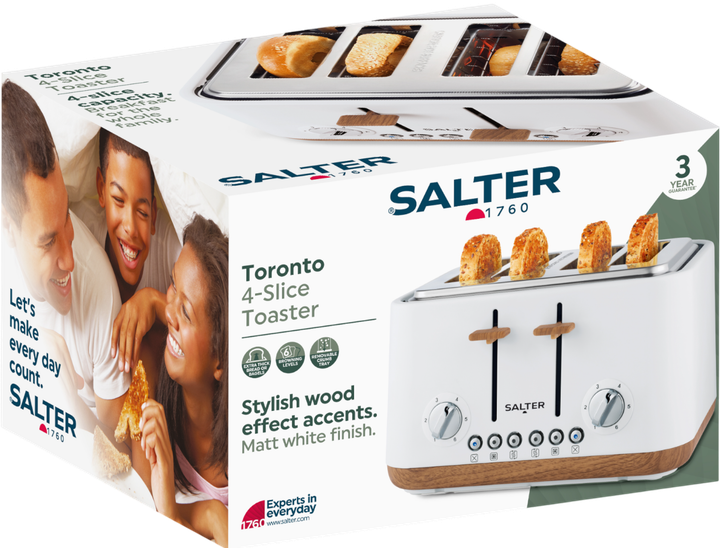 Toster SALTER Toronto EK5823WHTVDE - obraz 4