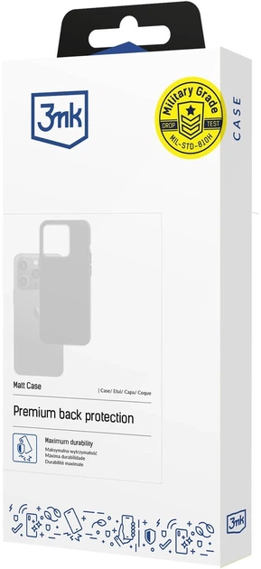 Панель 3MK Matt для Apple iPhone 17 Pro Max Black (5903108665162) - зображення 2