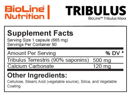 Бустер тестостерона BioLine Nutrition Tribulus Maxx 1000 мг, 100 капсул (Экстракт Трибулус Террестрис) - изображение 2