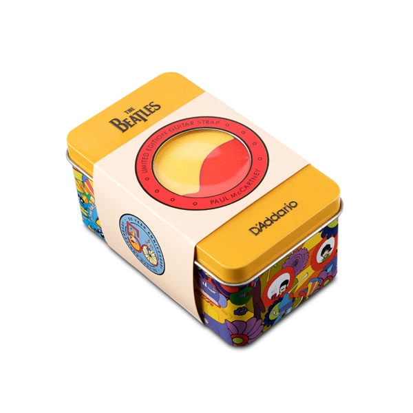 Ремень для гитары D'ADDARIO YELLOW SUBMARINE 50TH ANNIVERSARY GUITAR STRAP TIN - PAUL - Фото 4 Ремень для гитары D'ADDARIO YELLOW SUBMARINE 50TH ANNIVERSARY GUITAR STRAP TIN - PAUL - изображение 4