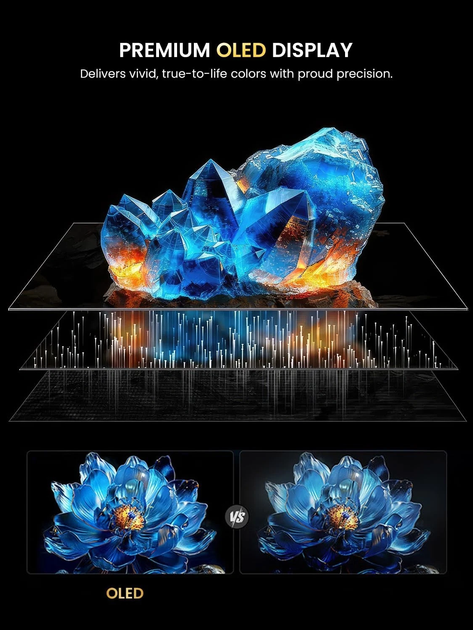 Портативный монитор UPERFECT UColor O Lite 13.3'' 4K OLED BE133BU USB-C - изображение 9