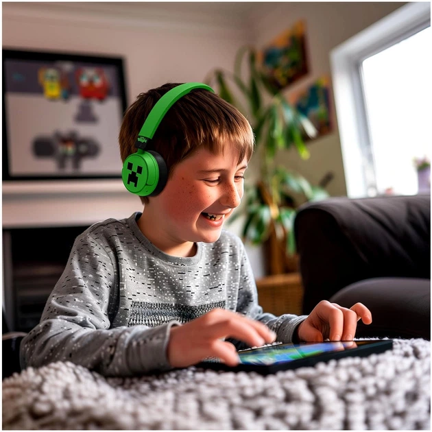 Słuchawki OTL Technologies Minecraft Wireless Green (5055371629126) (955555914454689) - Outlet - obraz 3