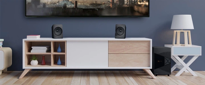 System akustyczny Creative Labs SBS E2500 30 W 2.1 kanały Czarny (51MF0485AA001) (WFMF0485414000461V) - Outlet - obraz 5