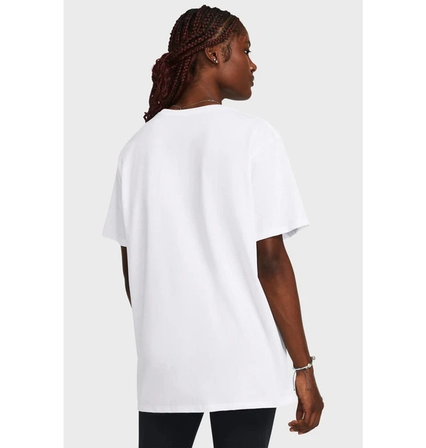 Футболка женская Under Armour Campus Oversize Ss XL Белый 1387193-100 - изображение 2