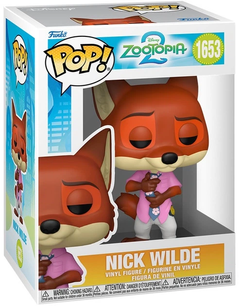 Figurka Funko POP! Disney Zootopia Nick Wilde 10 cm FNK86635 (889698866354) - obraz 2