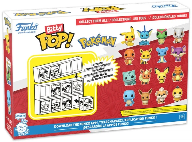 Figurki Funko Bitty POP! Pokemon 4 szt 3 cm FNK81158 (889698811583) - obraz 2