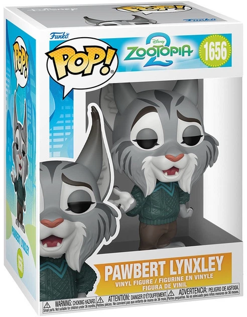 Фігурка Funko POP! Disney Зоотрополіс Паберт Лінкслі 10 см FNK86638 (889698866385) - зображення 2