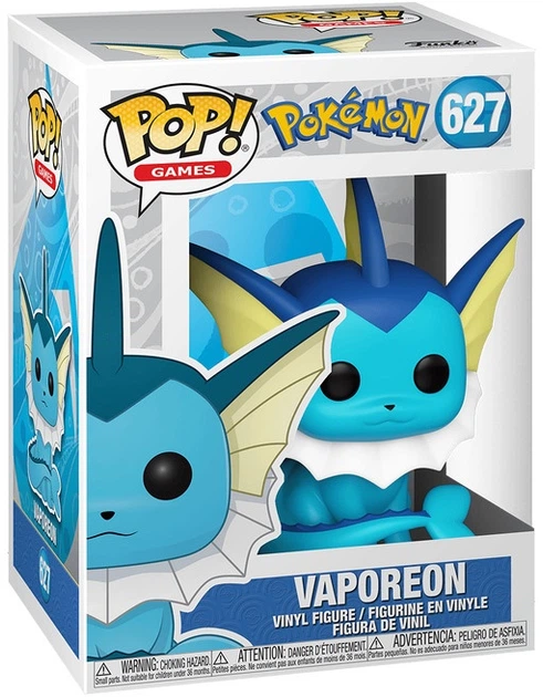 Фігурка Funko POP! Pokémon Вапореон 10 см FNK63697 (889698636971) - зображення 2
