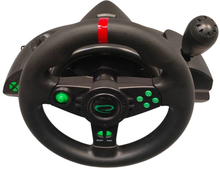 Kierownica przewodowa ESPERANZA USB PC/PS3 czarna (EGW102) (955555908155862) - Outlet - obraz 2
