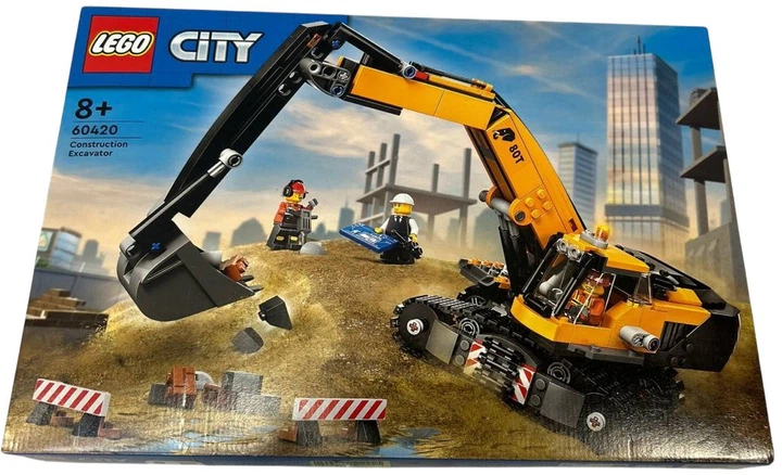 Zestaw klocków LEGO City Żółta koparka 633 elementy (60420) (955555913119770) - Outlet - obraz 3