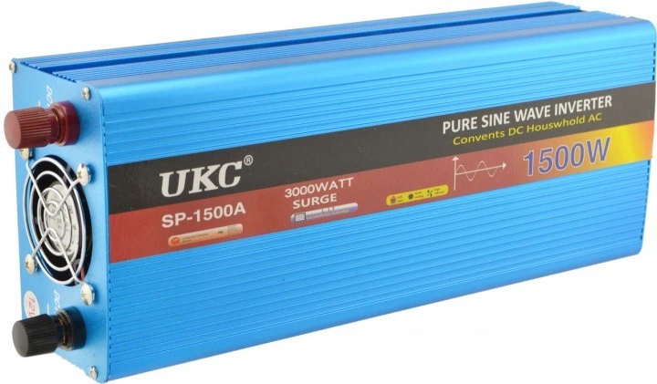 Преобразователь с чистой синусоидой AC/DC sine 1500W 12V автомобильный - изображение 2