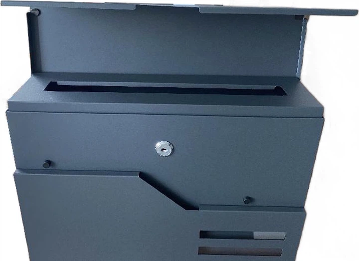 Skrzynka na listy Haushalt PW-612-11 37 x 15 x 37 cm Stalowa (4772013459972) - obraz 2