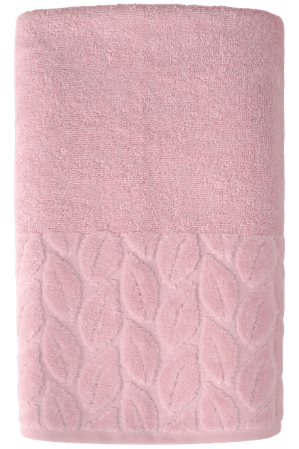 Рушник банний 70х140 см Leaves Pink SOHO (2000003344710) - зображення 2