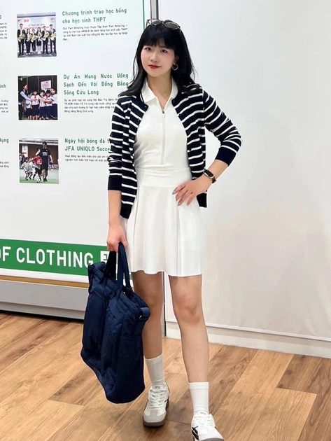 Платье короткое летнее женское Uniqlo 241006773 L Белое (1159852250) - Фото 3 Платье короткое летнее женское Uniqlo 241006773 L Белое (1159852250) - изображение 3