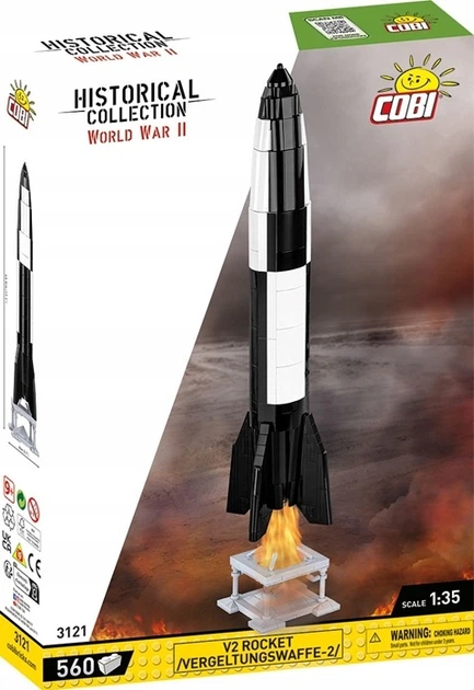 Конструктор Cobi WWII V2 Rocket (Vergeltungswaffe-2) 560 деталей (5902251031213) - зображення 1