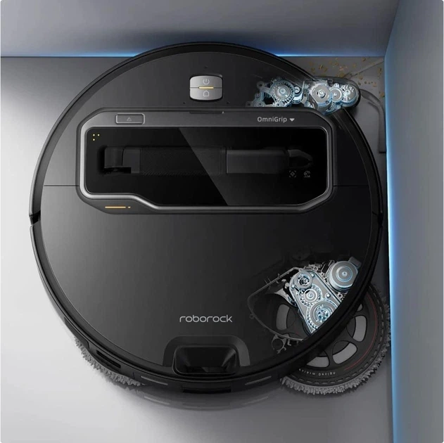 Робот-пилосос з вологим прибиранням RoboRock Saros Z70 Black - изображение 6