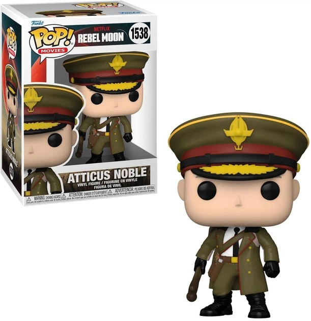 Фігурка Funko Movies: Netflix Rebel Moon Atticus Noble фанко Бунтівний Місяць Аттікус Нобл 1538 - Фото 1 Фігурка Funko Movies: Netflix Rebel Moon Atticus Noble фанко Бунтівний Місяць Аттікус Нобл 1538 - изображение 1