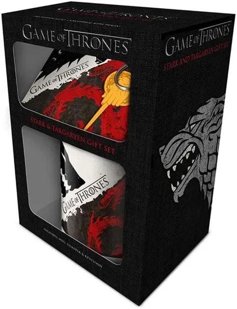 Pyramid International Game of Thrones: Stark & Targaryen Mug Set (чашка, підставка, брелок) - Фото 2 Pyramid International Game of Thrones: Stark & Targaryen Mug Set (чашка, підставка, брелок) - зображення 2