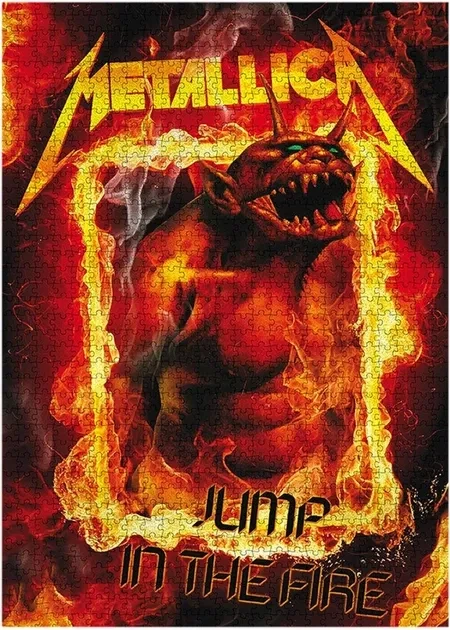Пазл GBeye Metallica Fire Demon Металіка 1000 шт. - изображение 2
