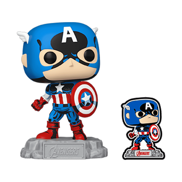 Фігурка Funko Marvel: The Avengers Heroes Captain America Фанко Капітан Америка (Amazon Exclusive) 1290 - Фото 3 Фігурка Funko Marvel: The Avengers Heroes Captain America Фанко Капітан Америка (Amazon Exclusive) 1290 - изображение 3