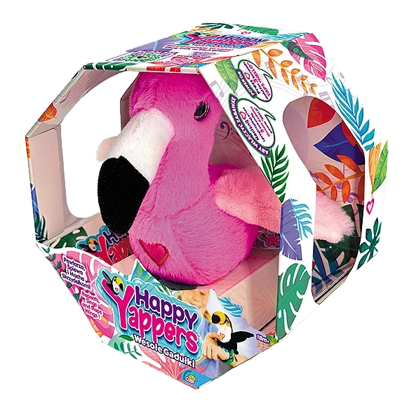 Інтерактивна іграшка Cobi 9592 HAPPY YAPPERS Веселі балакуни Фламінго (5902251500917) - зображення 2