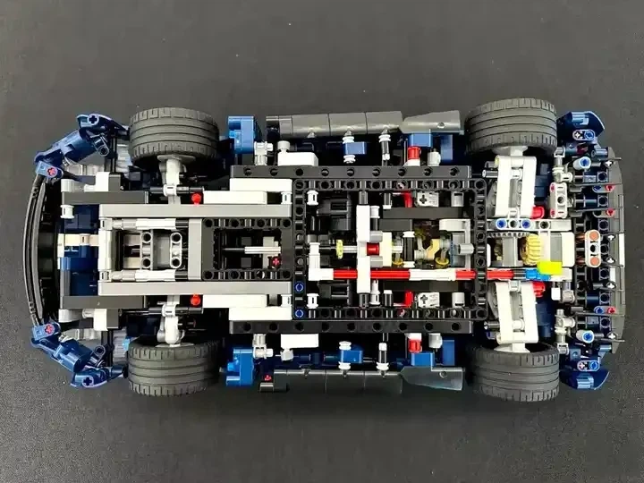 Конструктор Technic FORD GT 1466 деталей машинка гоночная ФОРД синий - Фото 7 Конструктор Technic FORD GT 1466 деталей машинка гоночная ФОРД синий - изображение 7