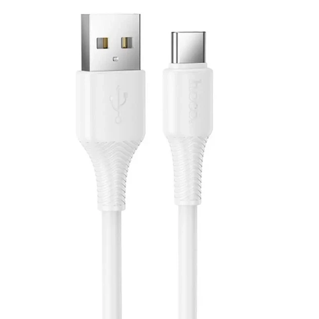 USB кабель для швидкої зарядки HOCO X120 Type-C 15w 1 м Білий - зображення 2