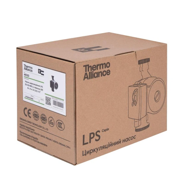 Циркуляционный насос Thermo Alliance LPS 25/40 180 для отопления и кондиционирования теплоносителя насос для системы отопления (599692) - изображение 9