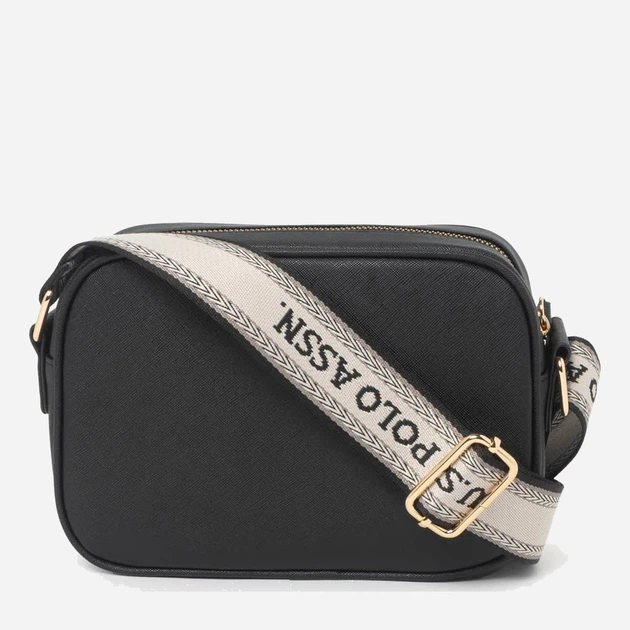 Сумка кросс-боди через плечо женская маленькая U.S.Polo Assn 27V0047-AA00A Черная (786662512579) - Фото 3 Сумка кросс-боди через плечо женская маленькая U.S.Polo Assn 27V0047-AA00A Черная (786662512579) - изображение 3