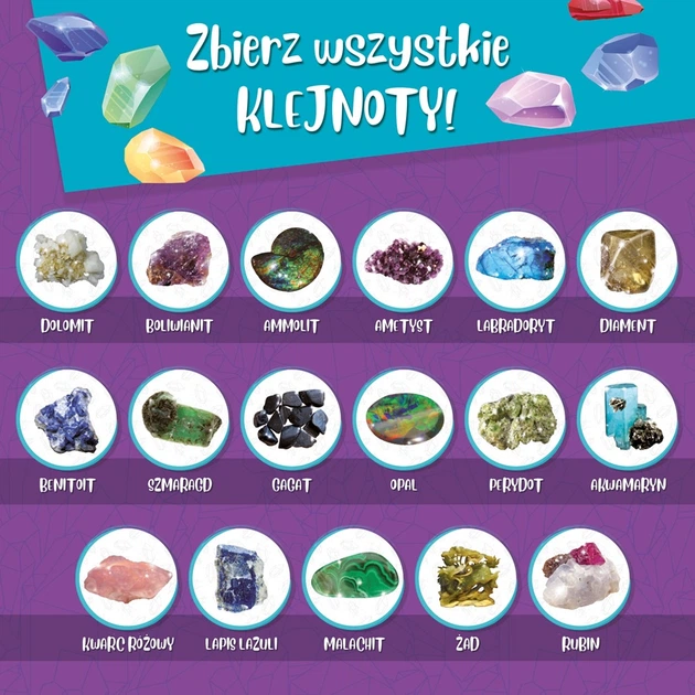 Науковий набір Lisciani I'm a Genius Дізнайся про мінерали з усього світу (8008324101504) - зображення 3