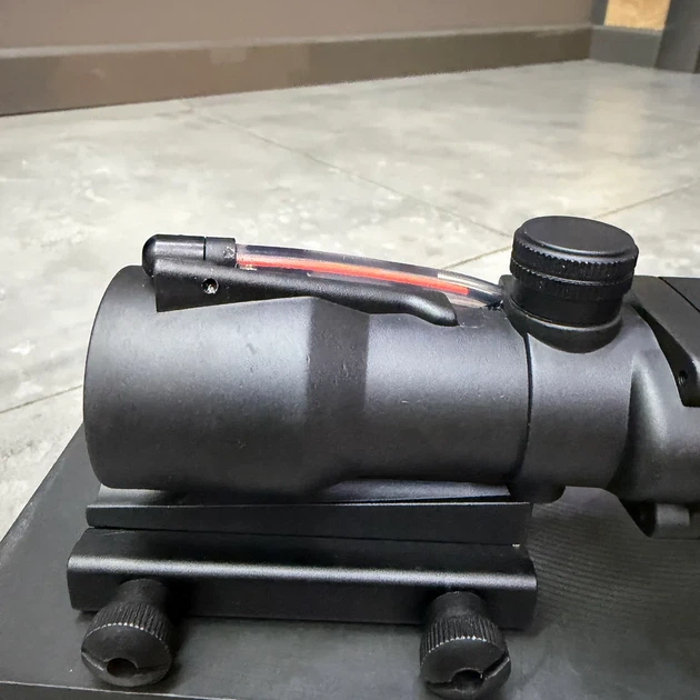Приціл коліматорний ACOG 4x32 зі змінними світловодами (Китай) - Фото 7 Приціл коліматорний ACOG 4x32 зі змінними світловодами (Китай) - зображення 7