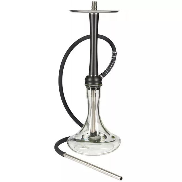 Кальян Aroma Hookah X-Ray Black 57 см Арома Хука Х Рэй нержавеющая сталь диффузор стеклянная колба на уплотнителе - изображение 2
