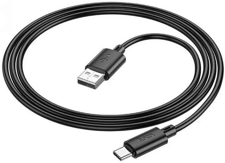 Hoco X-88 USB to Type-C (1м, чорний) - Фото 2 Hoco X-88 USB to Type-C (1м, чорний) - зображення 2