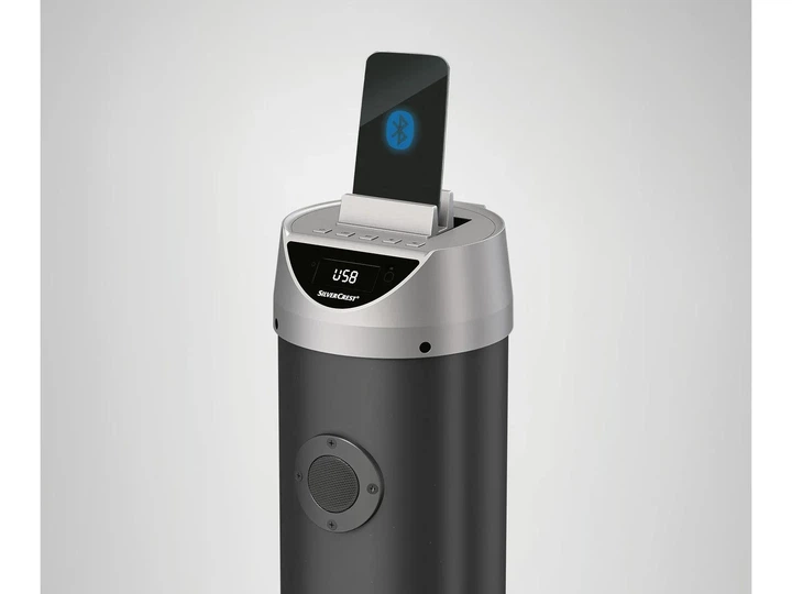 Акустична система SilverCrest SSTB 30 A1 Bluetooth звукова башта 30 Вт - зображення 5