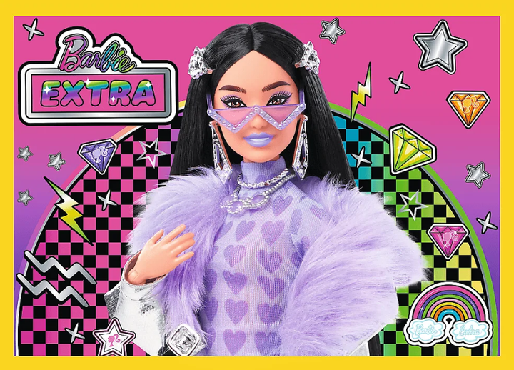 Пазл 4 в 1 Barbie: Веселий світ Барбі - 35, 48, 54, 70 елементів Trefl 34626 - зображення 5