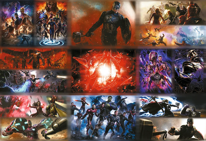 Пазл Безграничная коллекция: Большая коллекция Marvel – 13500 элементов Trefl 81024 - изображение 3