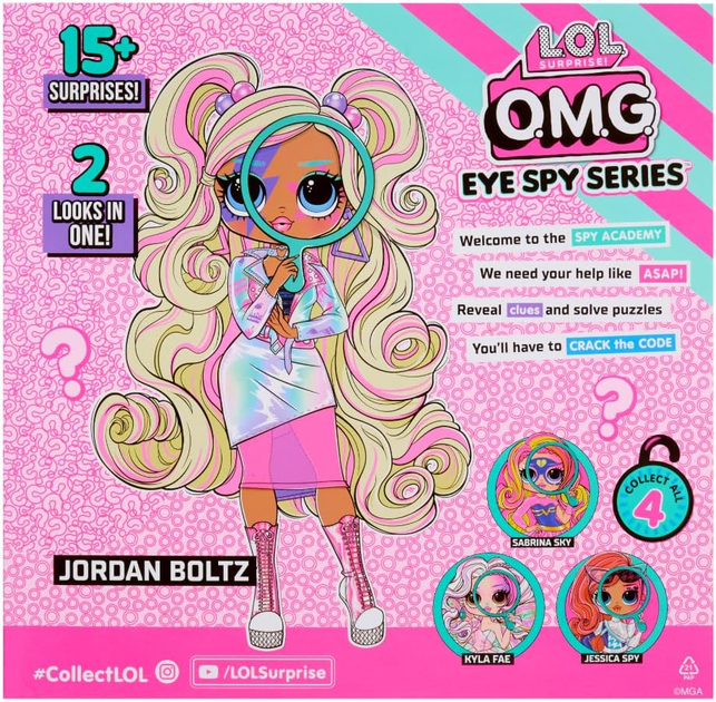 Ігровий набір з лялькою LOL Surprise OMG Eye Spy - Рок-зірка Jordan Boltz - Фото 5 Ігровий набір з лялькою LOL Surprise OMG Eye Spy - Рок-зірка Jordan Boltz - зображення 5