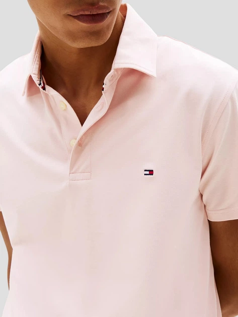 Поло длинное мужское Tommy Hilfiger 185024864 L Розовое (1159852293) - Фото 4 Поло длинное мужское Tommy Hilfiger 185024864 L Розовое (1159852293) - изображение 4
