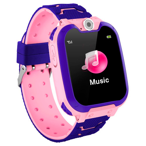 Дитячий смарт годинник телефон Uwatch CW5Z SIM карта, GPS, камера, SOS, вологозахист Pink - зображення 7