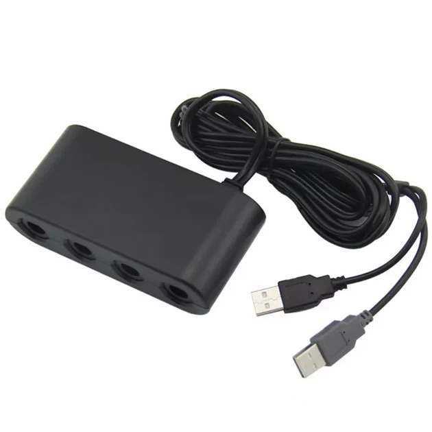 Адаптер для підключення геймпадів GameCube до консолей Nintendo Wii U Nintendo Switch Nintendo Switch Oled та PC - Фото 6 Адаптер для підключення геймпадів GameCube до консолей Nintendo Wii U Nintendo Switch Nintendo Switch Oled та PC - зображення 6