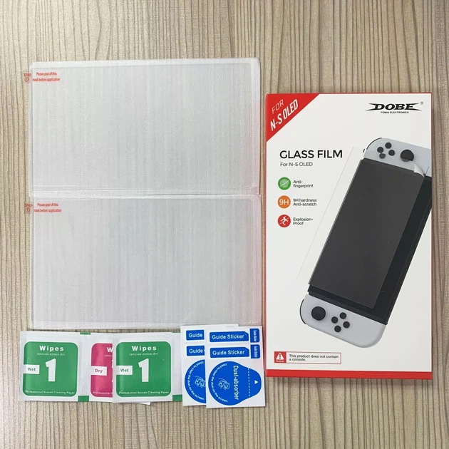 Защитное стекло Dobe с олеофобным покрытием для Nintendo Switch OLED - изображение 2