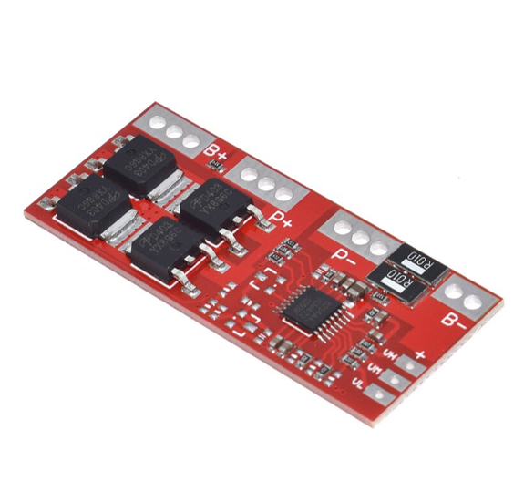 Контроллер BMS 4S плата защиты заряда/разряда Li-Ion 18650 30A 14.4-16.8V с модулем балансировки (0246) - изображение 3