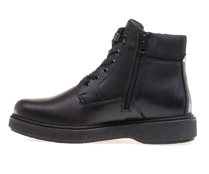 Черевики комфорт чоловічі Krisbut 6850-1-2/BLACK LEATHER 41 Чорний - Фото 3 Черевики комфорт чоловічі Krisbut 6850-1-2/BLACK LEATHER 41 Чорний - изображение 3