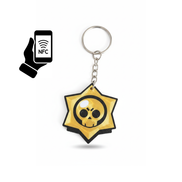Брелок Brawl Stars з NFC - Фото 1 Брелок Brawl Stars з NFC - зображення 1
