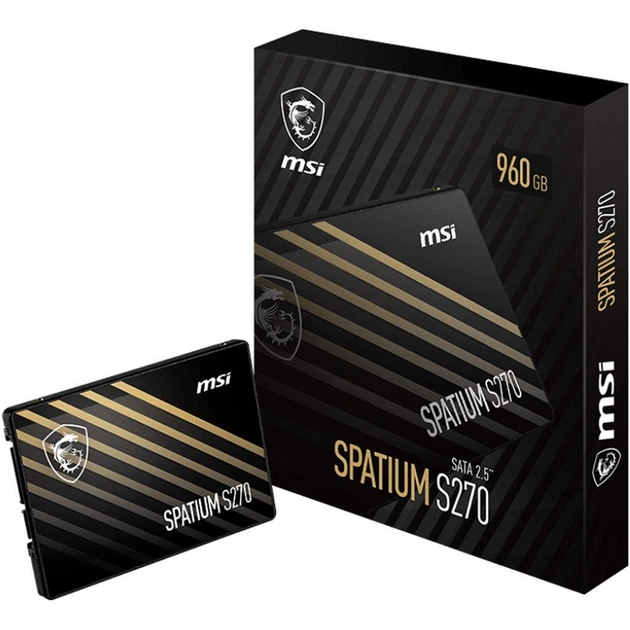 SSD накопитель MSI Spatium S270 960GB (S78-440P130-P83) [153935] - изображение 5