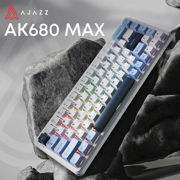 Клавиатура Ajazz AK680 MAX Magnetic Switch White (AK680-M-BWD-AW) [152663] - изображение 7