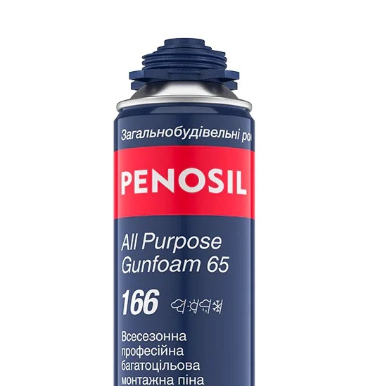 Всесезонна багатоцільова монтажна піна PENOSIL All Purpose Gunfoam 65 166 830 мл (A6090) - зображення 2